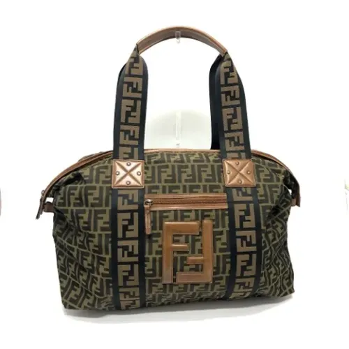 Pre-owned Canvas handbags , female, Sizes: ONE SIZE - Fendi Vintage - Modalova