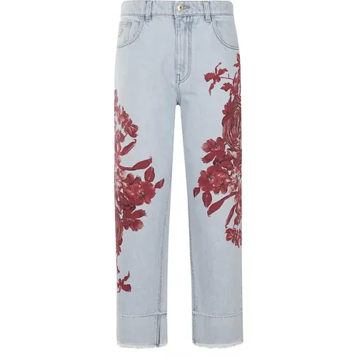 Stylische Denim-Hose Blumarine - Blumarine - Modalova