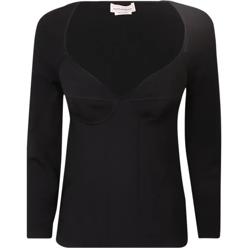 Detailed Bra Top Set , female, Sizes: M - alexander mcqueen - Modalova