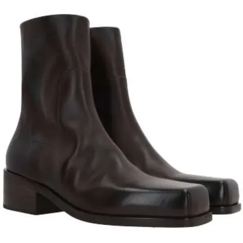 Dark Leather Boots , male, Sizes: 10 UK, 11 UK - Marsell - Modalova