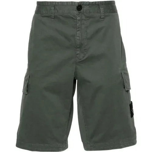 Stylische Bermuda-Shorts für Männer , Herren, Größe: W30 - Stone Island - Modalova