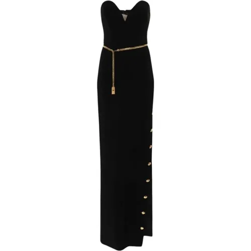 Long Dress , female, Sizes: M, L, S - Elisabetta Franchi - Modalova