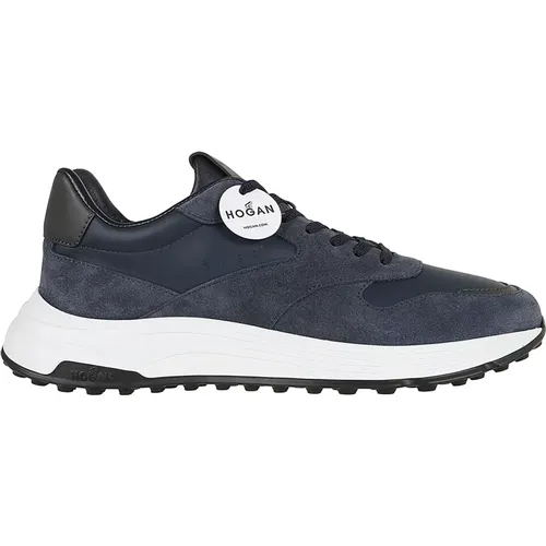 Blaue Sneakers Stilvolle Herrenschuhe , Herren, Größe: 40 EU - Hogan - Modalova