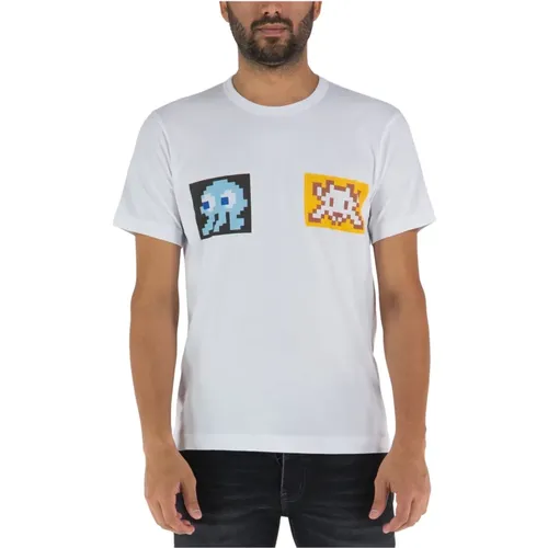 Herren T-Shirt mit Grafikdruck , Herren, Größe: XL - Comme des Garçons - Modalova