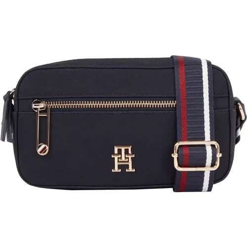 Twill Cross Body Camera Bag , female, Sizes: ONE SIZE - Tommy Hilfiger - Modalova