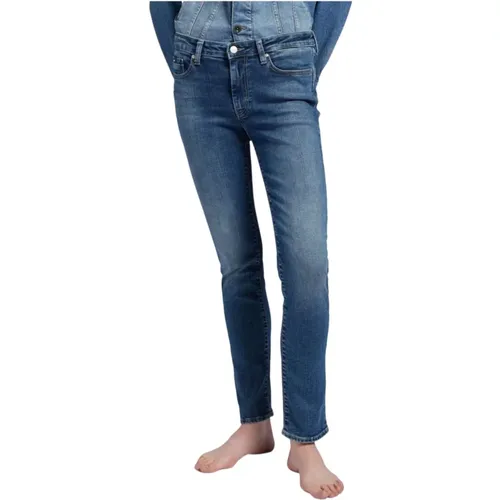 Klassische Denim-Jeans mit Fünf Taschen , Damen, Größe: W28 - GAS - Modalova