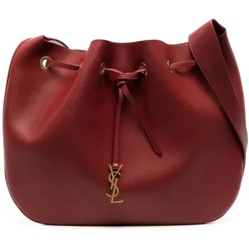 Pre-owned Leather shoulder-bags , female, Sizes: ONE SIZE - Yves Saint Laurent Vintage - Modalova