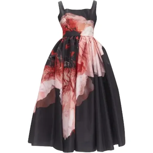 Polyester dresses , female, Sizes: 2XS - alexander mcqueen - Modalova