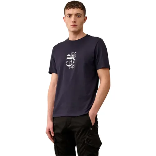 Short Sleeve T-Shirt , male, Sizes: L - C.P. Company - Modalova