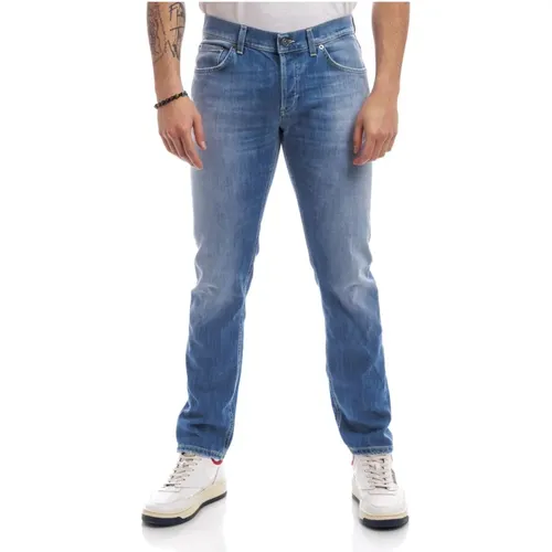 Stretch Denim Slim-fit Jeans , male, Sizes: W35, W31 - Dondup - Modalova