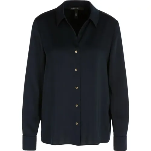 Dunkelblaue Bluse Marc Cain - Marc Cain - Modalova