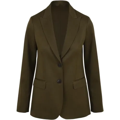 Military Style Jacket with Button Closure , female, Sizes: XS, M, S - Douuod Woman - Modalova