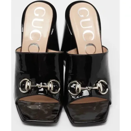 Pre-owned Leder sandals - Gucci Vintage - Modalova