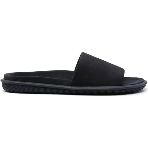 Elegant Leather Sandals , male, Sizes: 11 UK, 7 UK, 8 UK - Giorgio Armani - Modalova