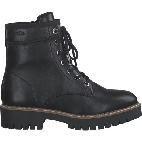 Schwarze Lässige Geschlossene Booties , Damen, Größe: 37 EU - s.Oliver - Modalova