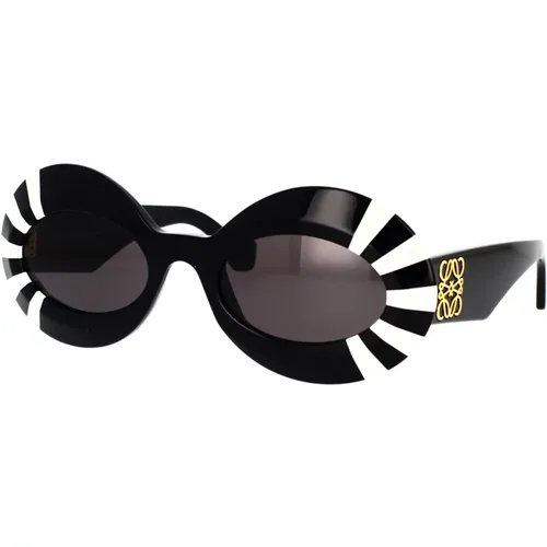 Exuberant Oval Sunglasses with Acetate Frame , unisex, Sizes: 52 MM - Loewe - Modalova