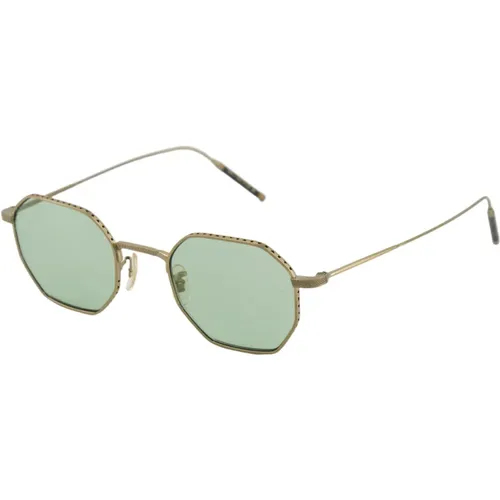 X Takumi Tk-5 Sunglasses /Brushed gold , unisex, Sizes: ONE SIZE - Oliver Peoples - Modalova