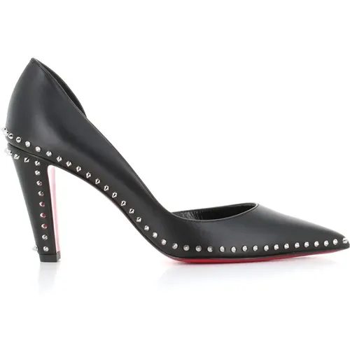 Pointed Toe Heels with Silver Studs , female, Sizes: 5 1/2 UK, 7 UK, 4 1/2 UK, 5 UK - Christian Louboutin - Modalova