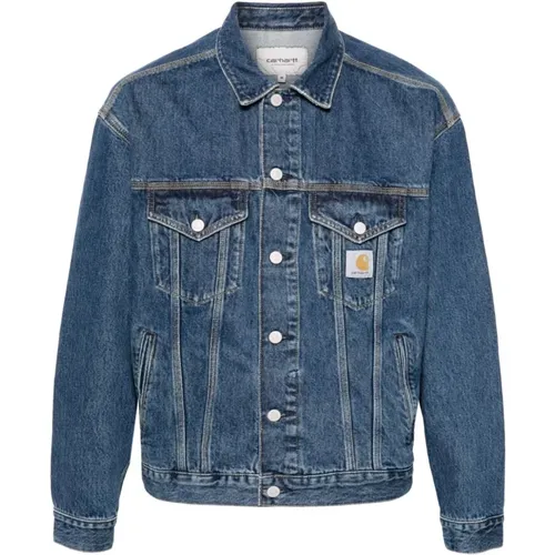 Stylish Helston Jacket for Men , male, Sizes: XL, M - Carhartt WIP - Modalova