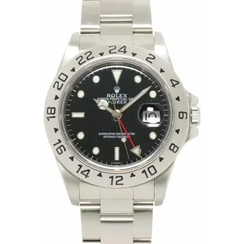 Pre-owned Stainless Steel watches , male, Sizes: ONE SIZE - Rolex Vintage - Modalova