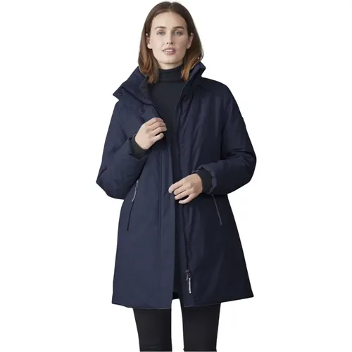 Stylischer Parka Comfort Fit Navy , Damen, Größe: 2XL - Junge - Modalova