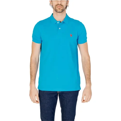 Kurzarm Polo Shirt , Herren, Größe: S - U.S. Polo Assn. - Modalova