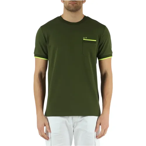 Tops , male, Sizes: XL, M, 3XL, 2XL, L - Sun68 - Modalova