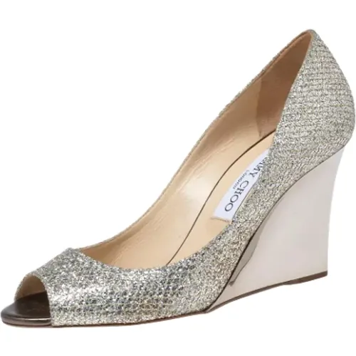 Pre-owned Stoff heels , Damen, Größe: 39 1/2 EU - Jimmy Choo Pre-owned - Modalova
