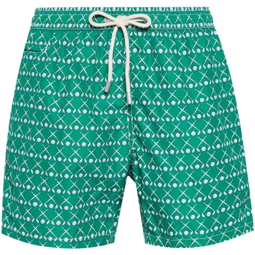 Sea Clothing Graphic Print Swim Shorts , male, Sizes: L, S, XL - MC2 Saint Barth - Modalova