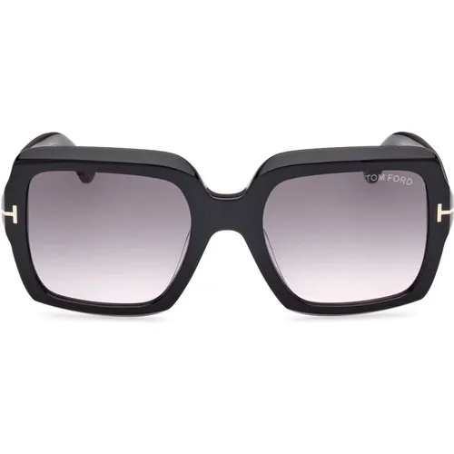 Square Sunglasses with Grey Lenses , unisex, Sizes: 54 MM - Tom Ford - Modalova