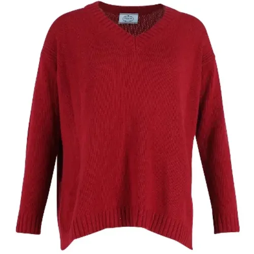 Pre-owned Wolle tops , Damen, Größe: XL - Prada Vintage - Modalova