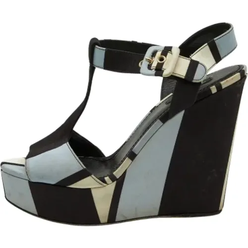 Pre-owned Stoff sandals , Damen, Größe: 39 1/2 EU - Dolce & Gabbana Pre-owned - Modalova