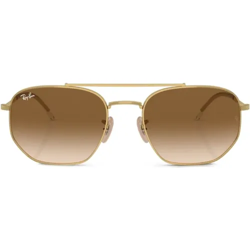 Gold Sunglasses for Everyday Use , unisex, Sizes: 54 MM - Ray-Ban - Modalova