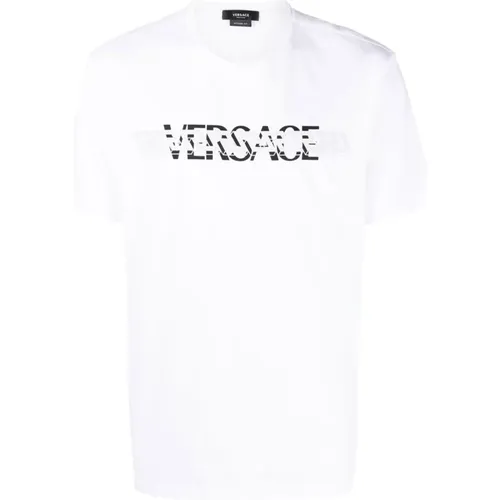 T-shirt , male, Sizes: L, S - Versace - Modalova