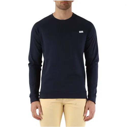 Baumwoll-Crewneck Active Pocket Sweatshirt , Herren, Größe: XL - Aquascutum - Modalova