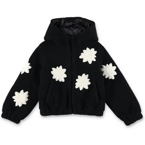 Blumen Shearling Kapuzenjacke Marni - Marni - Modalova