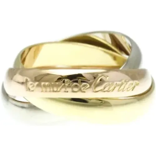 Pre-owned Gold rings , female, Sizes: ONE SIZE - Cartier Vintage - Modalova