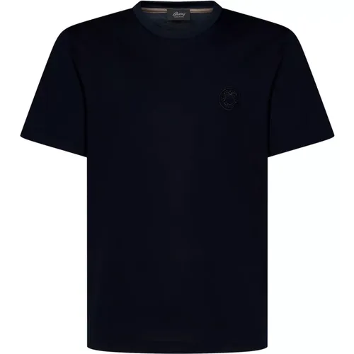 Men's Clothing T-Shirts & Polos Ss24 , male, Sizes: M, XL, S - Brioni - Modalova