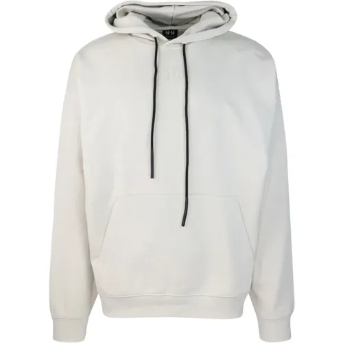 Weiße Logo Kapuzenpullover , Herren, Größe: XL - 44 Label Group - Modalova