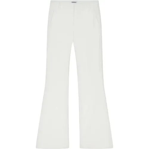 Velvet Bootcut Trousers , female, Sizes: W29, W30 - Dondup - Modalova