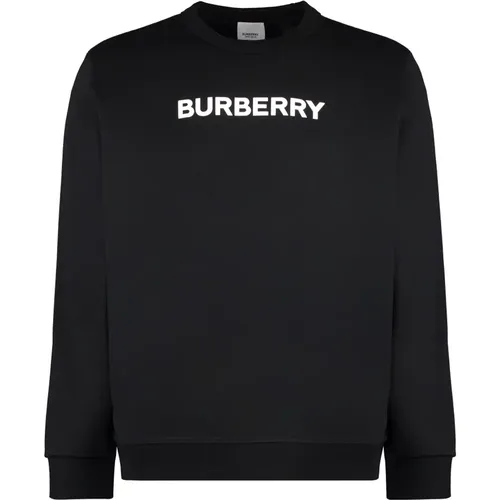 Baumwoll Rundhals Sweatshirt , Herren, Größe: L - Burberry - Modalova