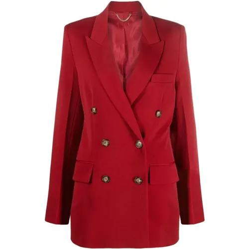 Double-Breasted Blazer , female, Sizes: S - Victoria Beckham - Modalova