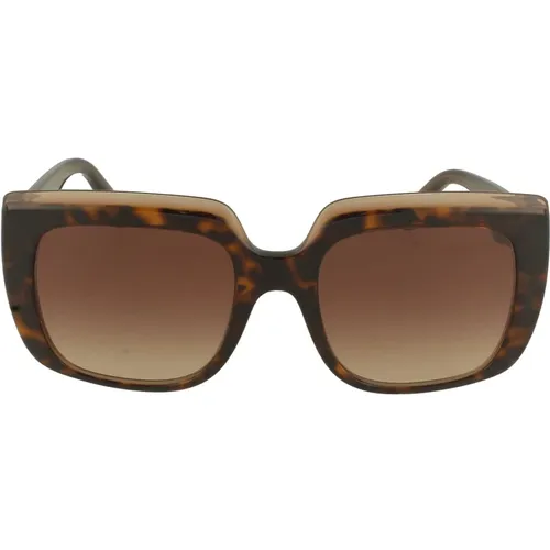Quadratische Sonnenbrille mit Re-Re-Design und lebendigen Farben , Damen, Größe: 54 MM - Dolce & Gabbana - Modalova