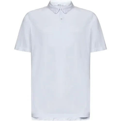 Weiße T-Shirts und Polos mit Knopfleiste vorne , Herren, Größe: XL - James Perse - Modalova