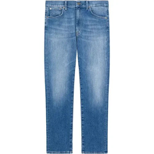 Slim Fit High Waist Blaue Jeans - Dondup - Modalova
