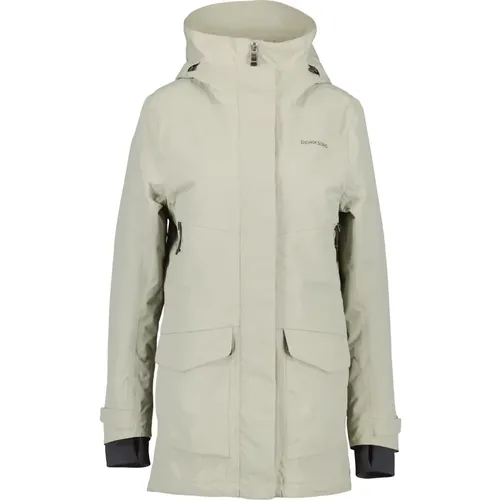 Stretch-Parka mit Taillenband , Damen, Größe: S - Didriksons - Modalova