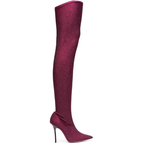 Boots Bordeaux , female, Sizes: 3 1/2 UK, 3 UK - Gedebe - Modalova