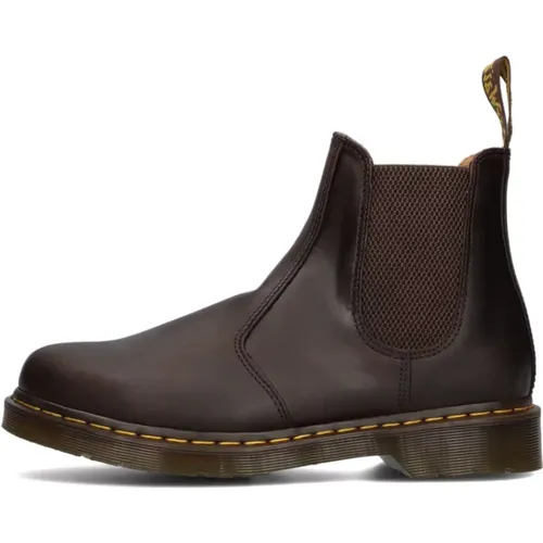 Braune Chelsea Boots mit Profilsohle , Herren, Größe: 45 EU - Dr. Martens - Modalova