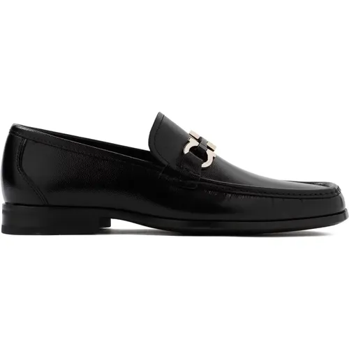 Leather Loafers Grandioso2 Style , male, Sizes: 6 UK - Salvatore Ferragamo - Modalova