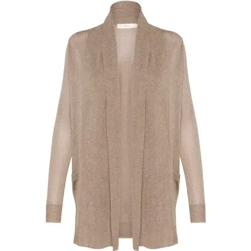 Glimmer Offener Cardigan Gold , Damen, Größe: S - InWear - Modalova